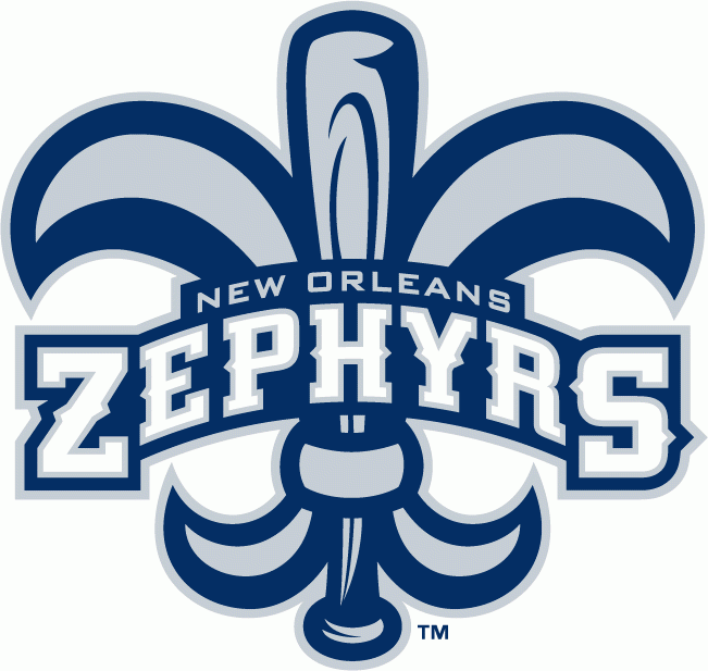 New Orleans Zephyrs 2010-2016 Primary Logo vinyl decal